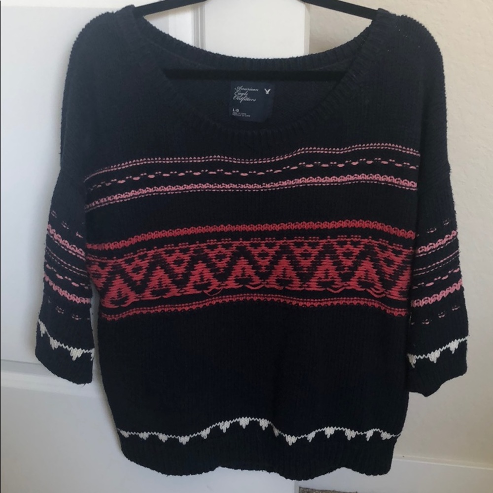 American Eagle 3/4 sleeve sweater